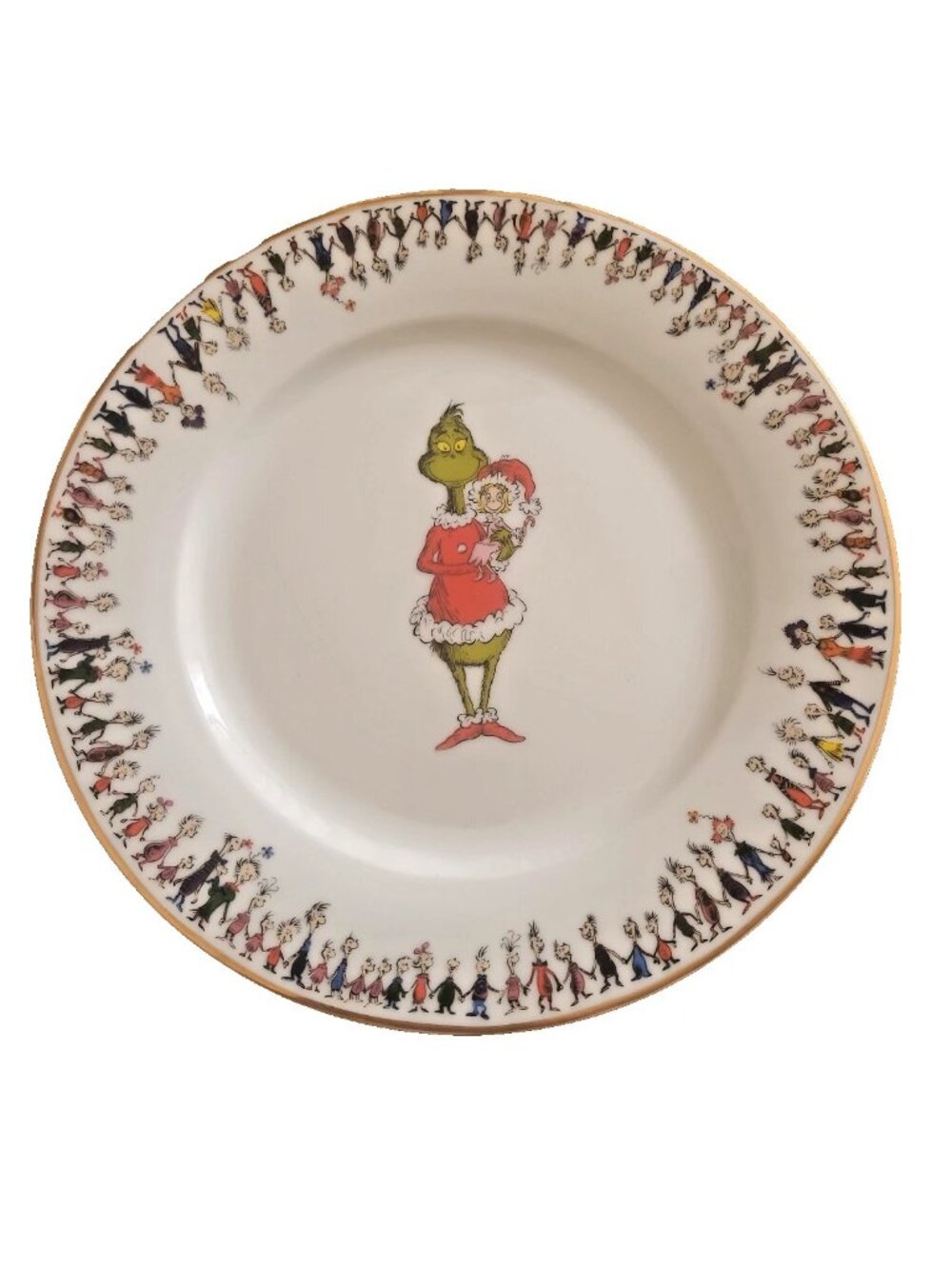 "The‎ Grinch Who Stole Christmas" 10.5" Dinner Plate Dr. Seuss